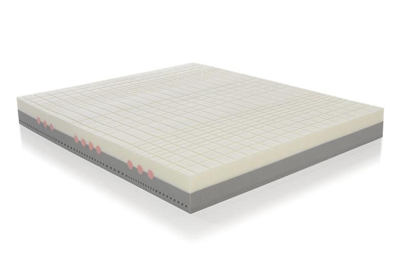 Elements - Materasso ergonomico in Bultex e Memory - lastra