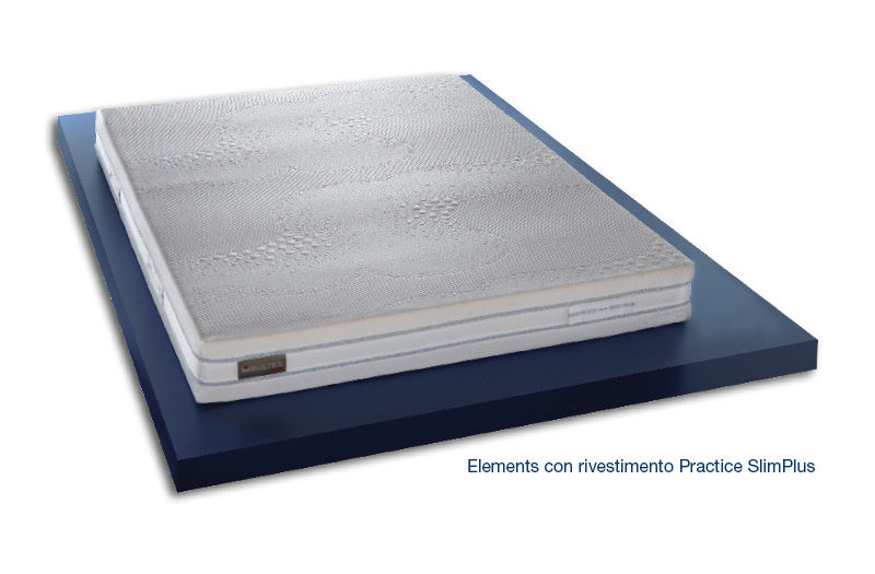 Elements con rivestimento SlimPlus - Materasso ergonomico in Bultex e Memory