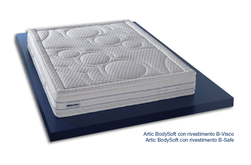 Artic BodySoft con Rivestimento B-Visco e B-Safe - Materasso in Bultex e Memory