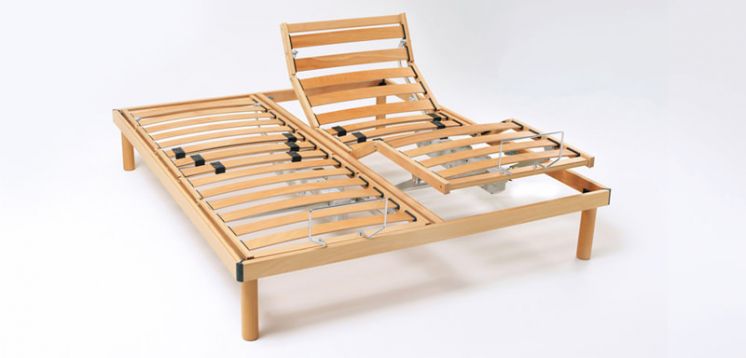 Strong Motorizzata - Rete a Doghe in Legno regolabile | Bultex