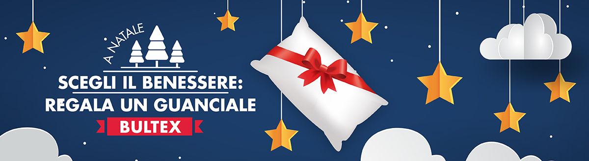 A Natale scegli il Benessere: regala un Guanciale Bultex